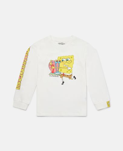 Sponge Bob Graphic Sweatshirt, Woman, , Size: 8 - Stella McCartney - Modalova