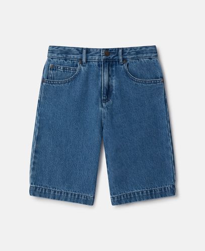 Board Length Denim Shorts, Donna, , Taglia: 5 - Stella McCartney - Modalova