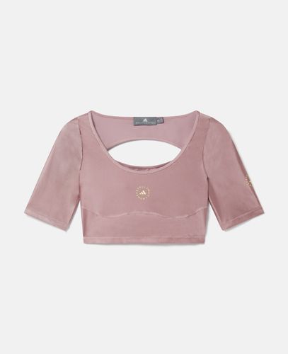 Top corto TruePurpose con scollo arrotondato, Donna, , Taglia: XS - Stella McCartney - Modalova