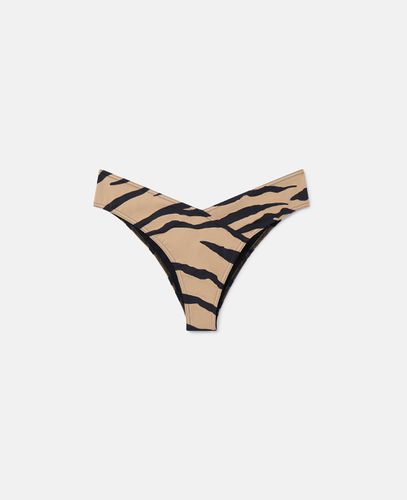 Slip bikini con stampa zebrata, Donna, /, Taglia: S - Stella McCartney - Modalova