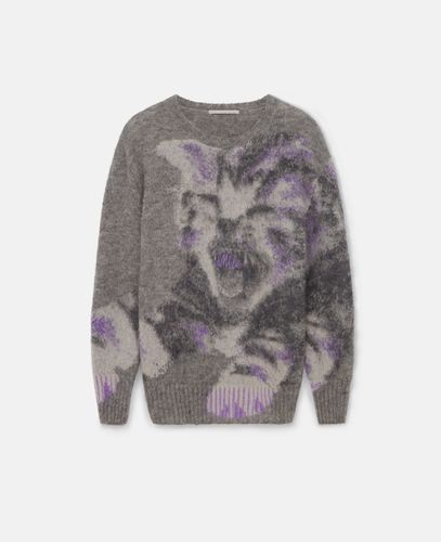 Maglia Grafica Kitten, Donna, , , Taglia: XS - Stella McCartney - Modalova