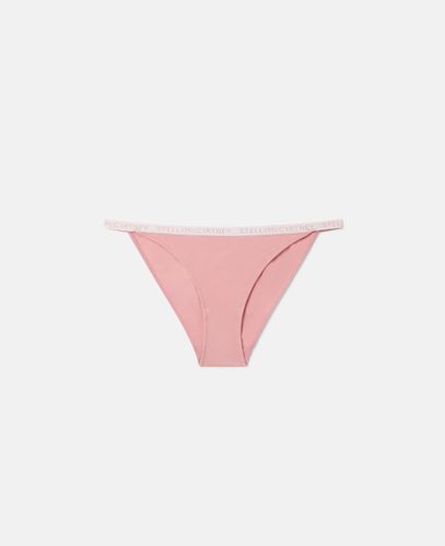 Slip con fianchetto e fascia con logo, Donna, , Taglia: L - Stella McCartney - Modalova