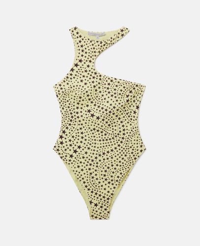 Star Print Cut-Out Swimsuit, Woman, /, Size: S - Stella McCartney - Modalova