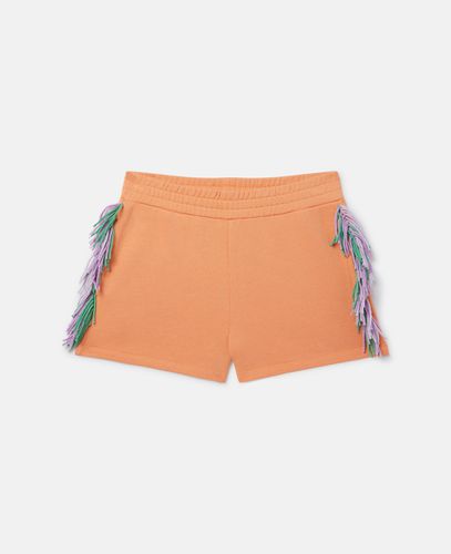 Pantaloncini con frange, Donna, , Taglia: 14h - Stella McCartney - Modalova