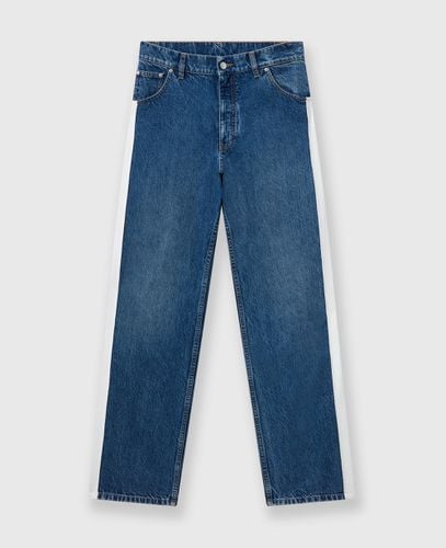 Jeans a Gamba Dritta con Righe Laterali, Donna, , Taglia: 28 - Stella McCartney - Modalova