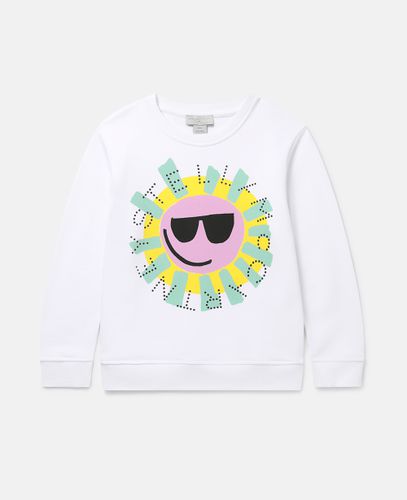 Logo Sunshine Sweatshirt, Woman, , Size: 10 - Stella McCartney - Modalova