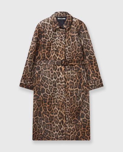 Leopard Belted Trench Coat, Woman, , Size: 42 - Stella McCartney - Modalova