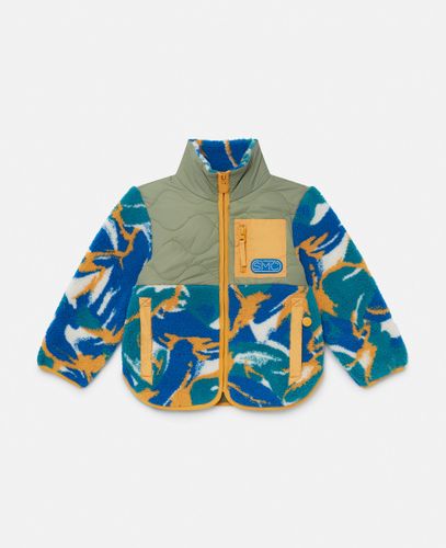 Camouflage Pattern Fleece, Woman, , Size: 14 - Stella McCartney - Modalova
