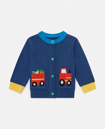 Farmyard Graphic Knitted Cardigan, Woman, , Size: 12m - Stella McCartney - Modalova