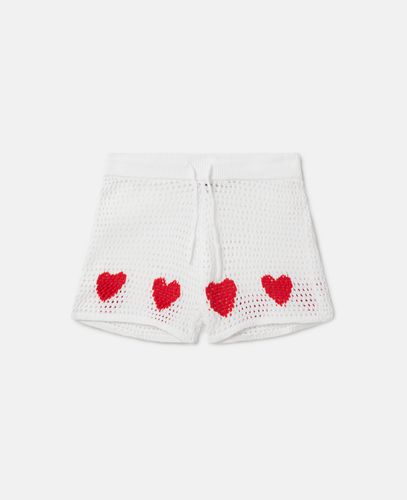 Heart Crocheted Shorts, , Size: 2 - Stella McCartney - Modalova