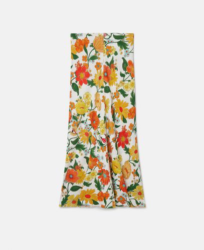 Maxi gonna con stampa Lady Garden, Donna, , Taglia: 40 - Stella McCartney - Modalova