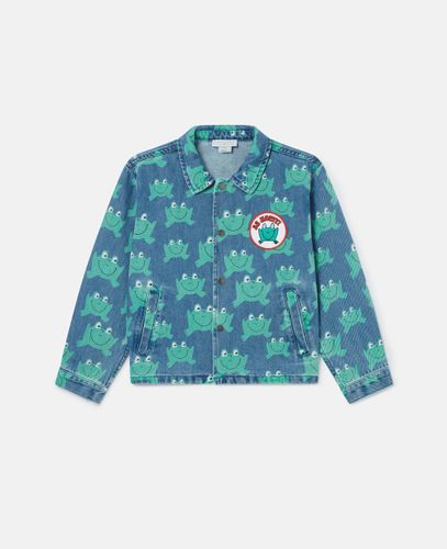Frog Print Denim Jacket, , Size: 3 - Stella McCartney - Modalova