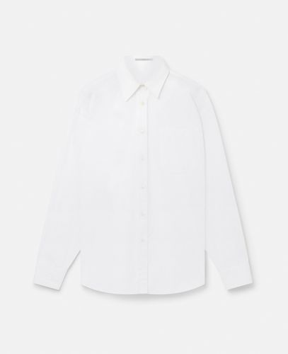 Regenerative Cotton Boyfriend Shirt, Woman, , Size: 46 - Stella McCartney - Modalova