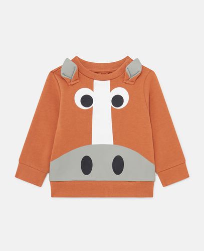 Horse Graphic Sweatshirt, Woman, , Size: 6m - Stella McCartney - Modalova