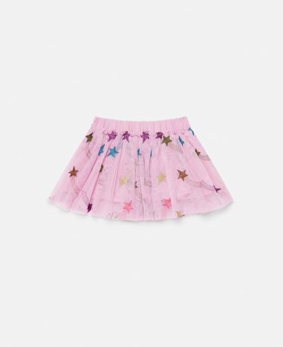 Shooting Stars Embroidered Skirt, Woman, , Size: 9m - Stella McCartney - Modalova