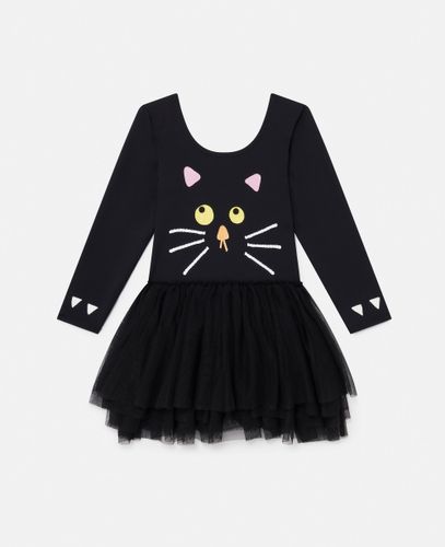 Abito in Tulle Gatto da Brivido, Donna, , Taglia: 12 - Stella McCartney - Modalova