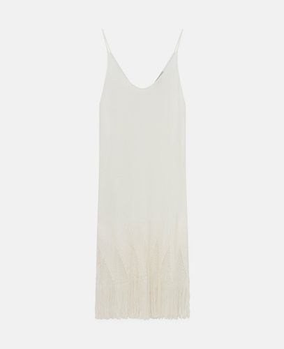 Abito Midi a Maglia Aperta con Frange, Donna, , Taglia: 34 - Stella McCartney - Modalova