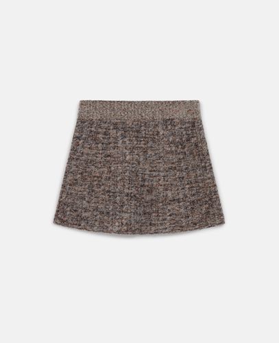 Ribbed Chunky Knit Mini Skirt, Woman, , Size: L - Stella McCartney - Modalova