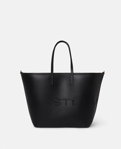 Logo Monochrome Large Tote Bag, Woman - Stella McCartney - Modalova