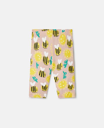 Bumblebee Sunflower Print Leggings, Woman, , Size: 6m - Stella McCartney - Modalova