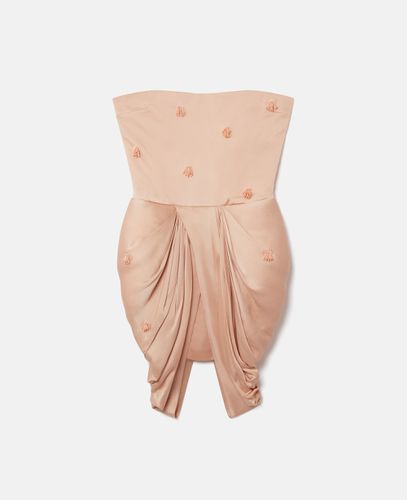 Ärmelloses Minikleid mit Perlenstickerei, Frau, , Größe: 38 - Stella McCartney - Modalova