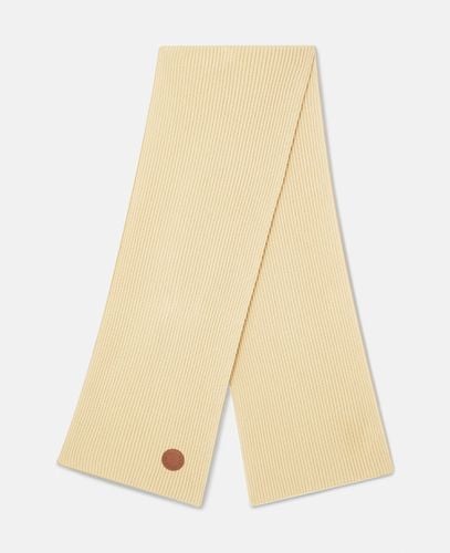 Ribbed Logo Scarf, Woman - Stella McCartney - Modalova