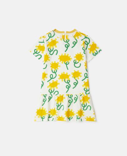 Sunflower Print T-Shirt Dress, Woman, , Size: 8 - Stella McCartney - Modalova