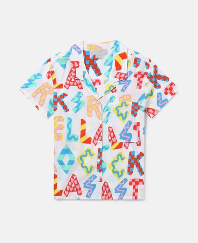 Stella Rocks Short Sleeve Shirt, Donna, , Taglia: 6 - Stella McCartney - Modalova