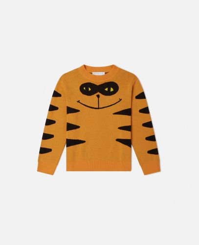 Cat Graphic Knitted Jumper, , Size: 4 - Stella McCartney - Modalova