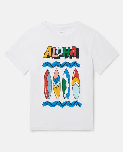 Aloha Surfboards T-Shirt, Donna, , Taglia: 3 - Stella McCartney - Modalova