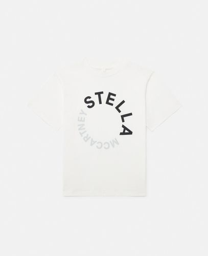 T-Shirt mit Logo-Motiv, Frau, , Größe: 6 - Stella McCartney - Modalova