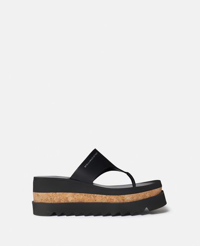 Sneak-Elyse Plateau-Zehensandalen, Frau, , Größe: 39 - Stella McCartney - Modalova