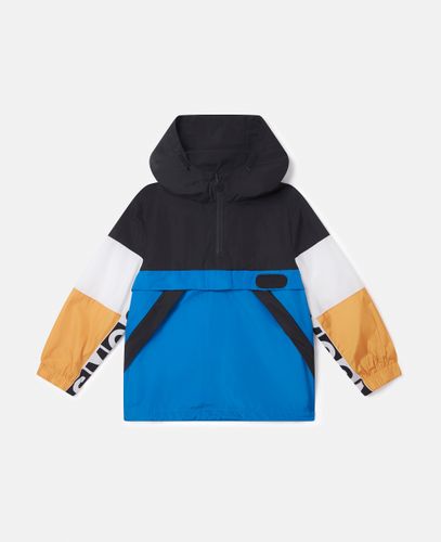 Windbreaker-Jacke mit Logo-Streifen, Frau, , Größe: 5 - Stella McCartney - Modalova