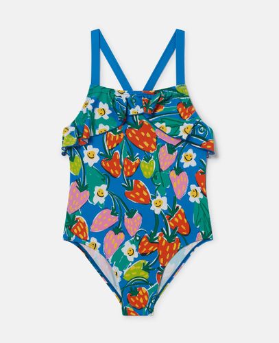 Strawberry Print Swimsuit, , Size: 12 - Stella McCartney - Modalova