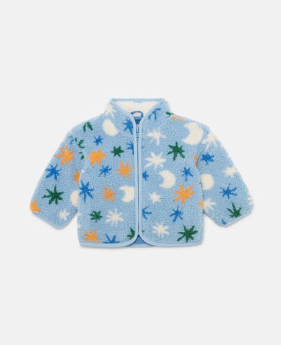 Moon and Stars Pattern Fleece, Woman, , Size: 6m - Stella McCartney - Modalova