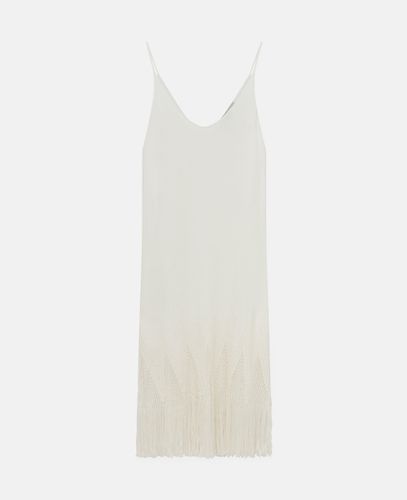 Abito Midi a Maglia Aperta con Frange, Donna, , Taglia: 34 - Stella McCartney - Modalova