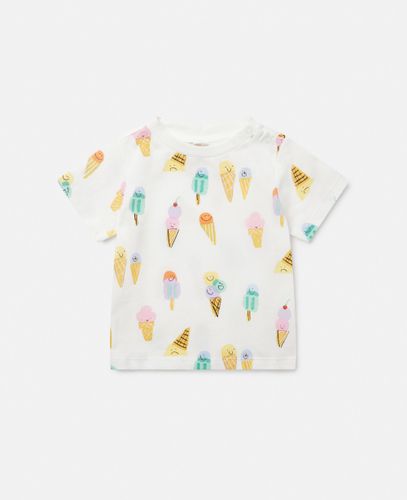 Ice Print T-Shirt, , Size: 3m - Stella McCartney - Modalova