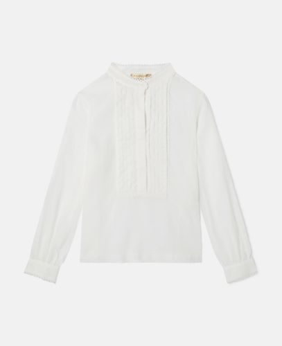 Pleated Tuxedo Shirt, Donna, , Taglia: 3 - Stella McCartney - Modalova