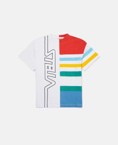 Varsity Logo Graphic T-Shirt, Woman, , Size: 14 - Stella McCartney - Modalova