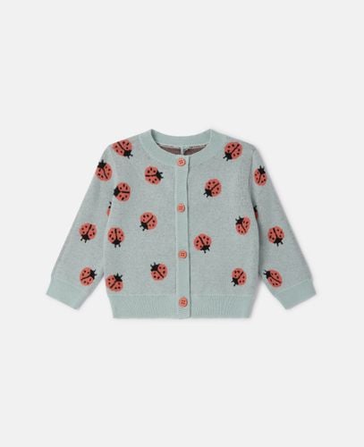 Ladybird Knitted Crewneck Cardigan, Woman, , Size: 18m - Stella McCartney - Modalova