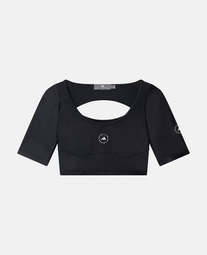 Crop Top TrueLife con Scollatura Ampia, Donna, , Taglia: M - Stella McCartney - Modalova