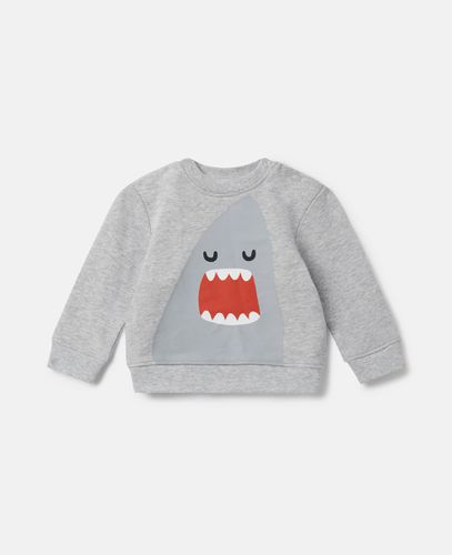 Shark Sweatshirt, Woman, , Size: 9m - Stella McCartney - Modalova