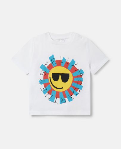Sunshine Face T-Shirt, Woman, , Size: 6m - Stella McCartney - Modalova