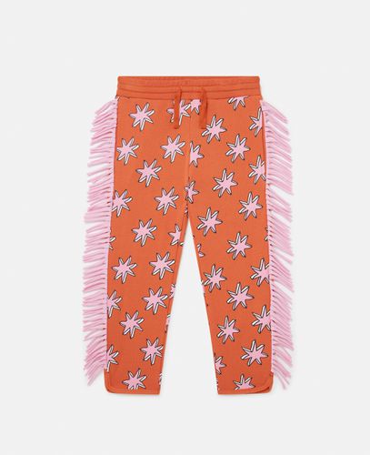 Pantaloni Sportivi Stelle Luminose con Frange, Donna, , Taglia: 3 - Stella McCartney - Modalova