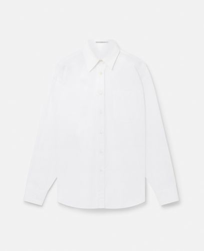 Camicia Boyfriend in Cotone Rigenerato, Donna, , Taglia: 36 - Stella McCartney - Modalova