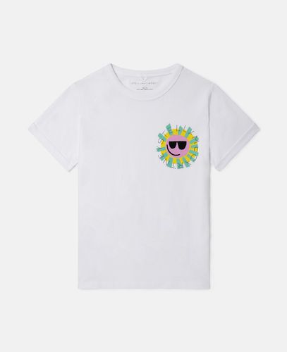 Sunshine Badge T-Shirt, Donna, , Taglia: 6 - Stella McCartney - Modalova