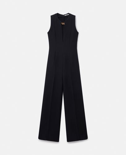 Chain-Embellished Open-Back Jumpsuit, Woman, , Size: 38 - Stella McCartney - Modalova