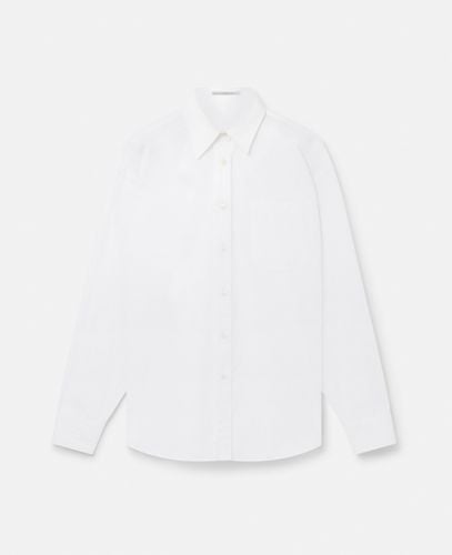 Camicia Boyfriend in Cotone Rigenerato, Donna, , Taglia: 42 - Stella McCartney - Modalova