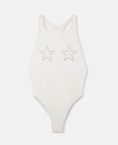 Costume olimpionico con stelle di strass, Donna, , Taglia: XS - Stella McCartney - Modalova
