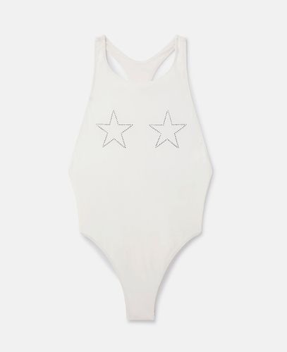 Diamanté Star Racerback Swimsuit, Woman, , Size: XS - Stella McCartney - Modalova